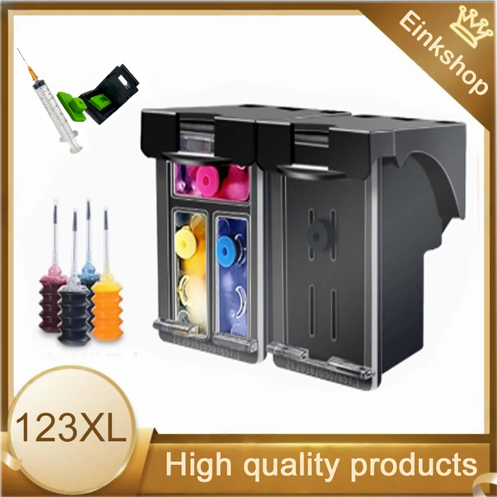 

123XL Ink Cartridges compatible For HP123 XL 123 Deskjet 1110 1111 2130 2132 3630 3632 ENVY 4521 4522 4513 4520 Printer