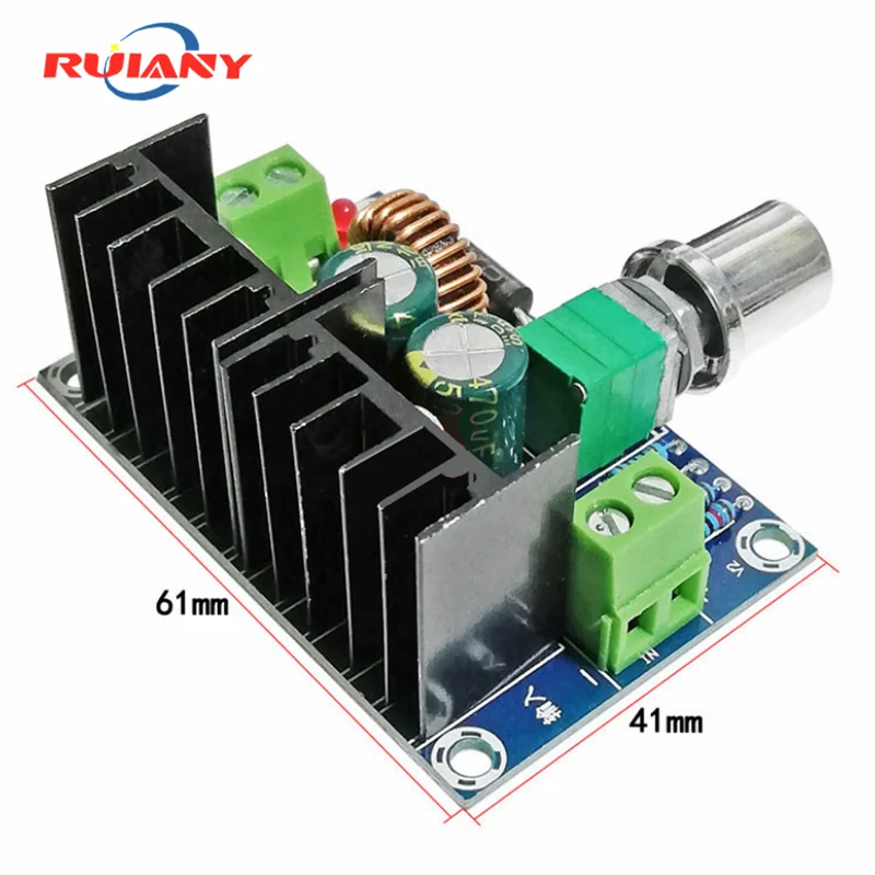 Module d'alimentation DC-DC SO k XL4016, carte de régulateur 8A avec régulateur de ions réglables haute puissance