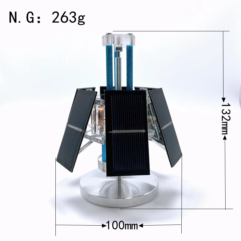 Imagem -06 - Ornamento do Presente do Motor da Ciência e da Educação Solar Tecnologia Criativa do Ornamento da Levitação Magnética Produção Pequena