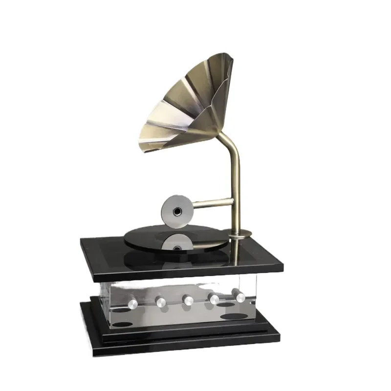 for Chinese Retro Phonograph Model Room Sales Department Bedroom Living Room TV Cabinet Bedside Desktop Entrance Jewelry