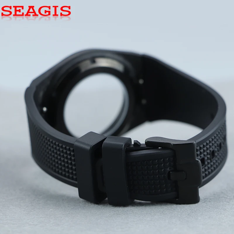 ساعة سيجيس أوتوماتيكية من ألياف الكربون 40 ملم، غوص فاخر مقاوم للماء PRX، حركة NH35 #5