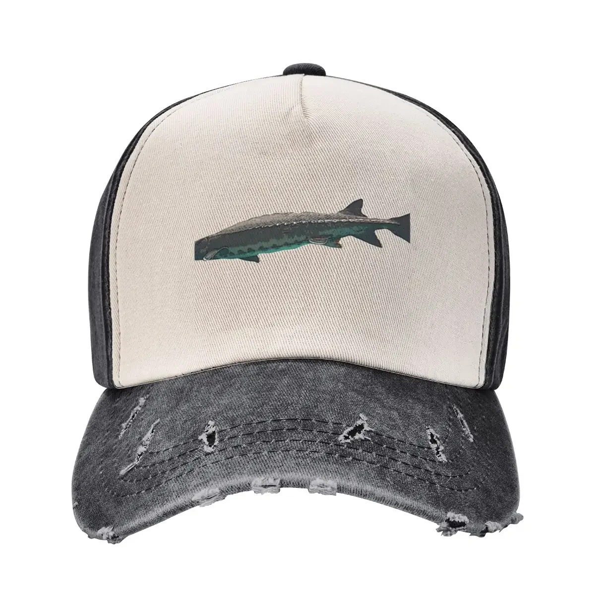

Atlantic Sturgeon Color DesignCap Baseball Cap Military Cap Man hard hat New Hat Woman Hats Men's