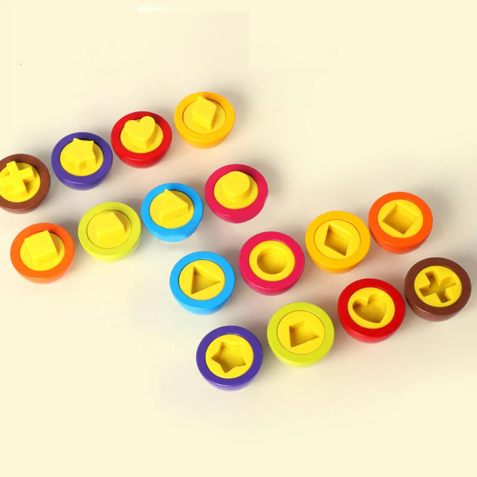 

Matching Eggs Color Shape Sorting Wooden Simulation Eggs Toy Puzzle Girls Boys