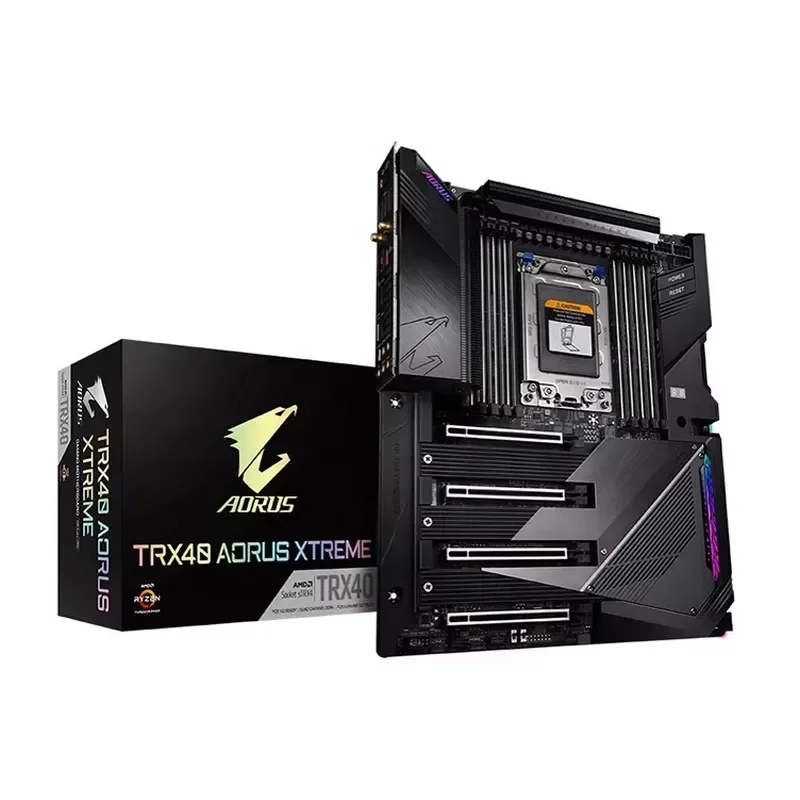 【CHIMU HOME】TRX40 Server Mainboard Dual Channel DDR4 Memory Multiple SATA Interfaces 3 Years Warranty For Workstation
