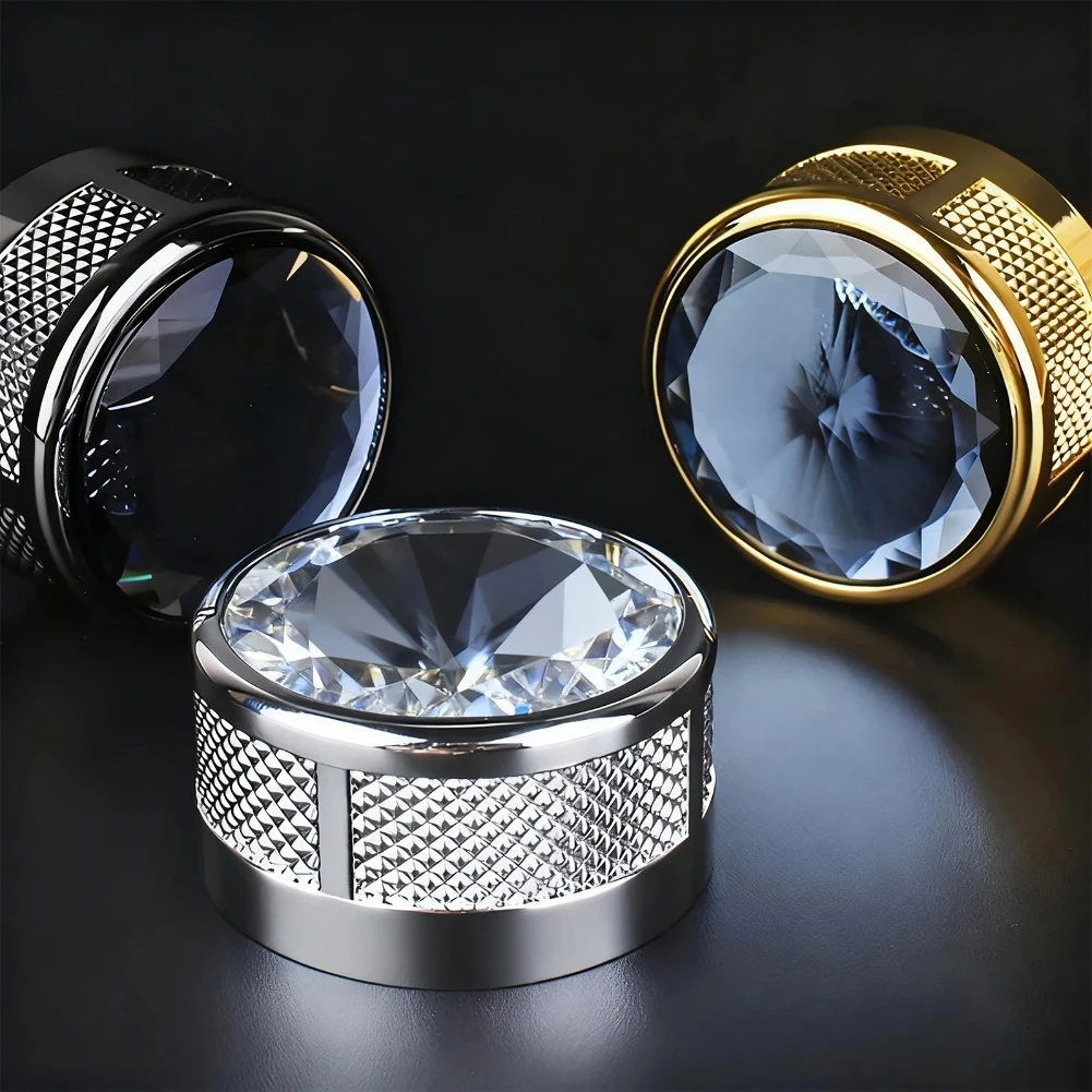 

-Crystal Shift Knob Cover For Land -Rover -Range -Rover Sport Evoque Before 2016 Silver Gold Black Luxury Interior Accessory