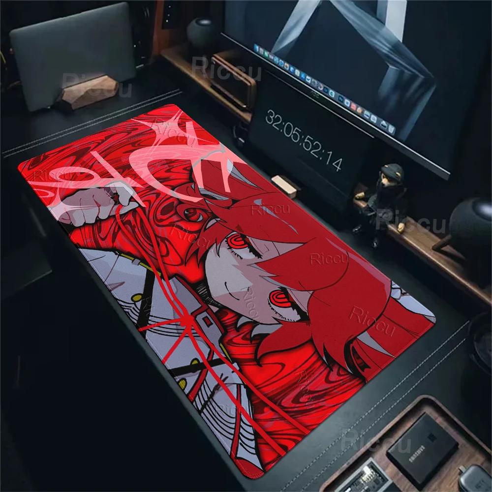 Kawaii Anime Girl Gaming Mouse Pad K-Kasane Teto Pattern Extended LockEdge Mousepad XXL Computer Keyboard Rubber Non-slip Carpet 3