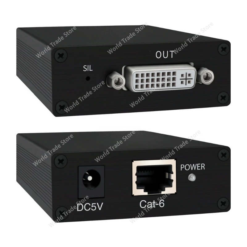

For The 60-meter high-definition DVI network cable extender supports POE power supply for Category 6 network cables at 1080P
