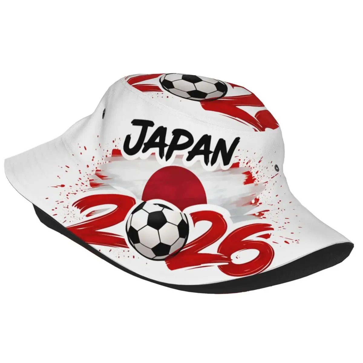 Janpan Bucket Hat for Girl Summer Vocation Football Soccer 2026 Sun Hats Street Packable for Outdoor Fisherman Hat Headwear