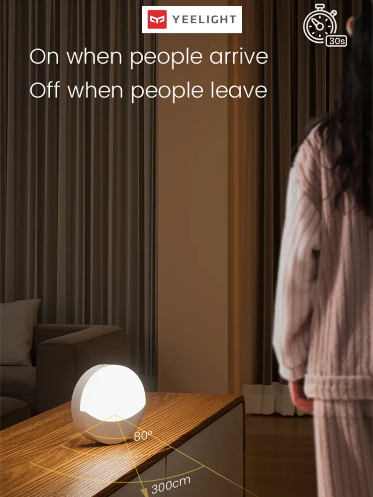 Global Version Yeelight Motion Sensor Night Light USB Rechargeable Body Sensor Smart Home Lamp