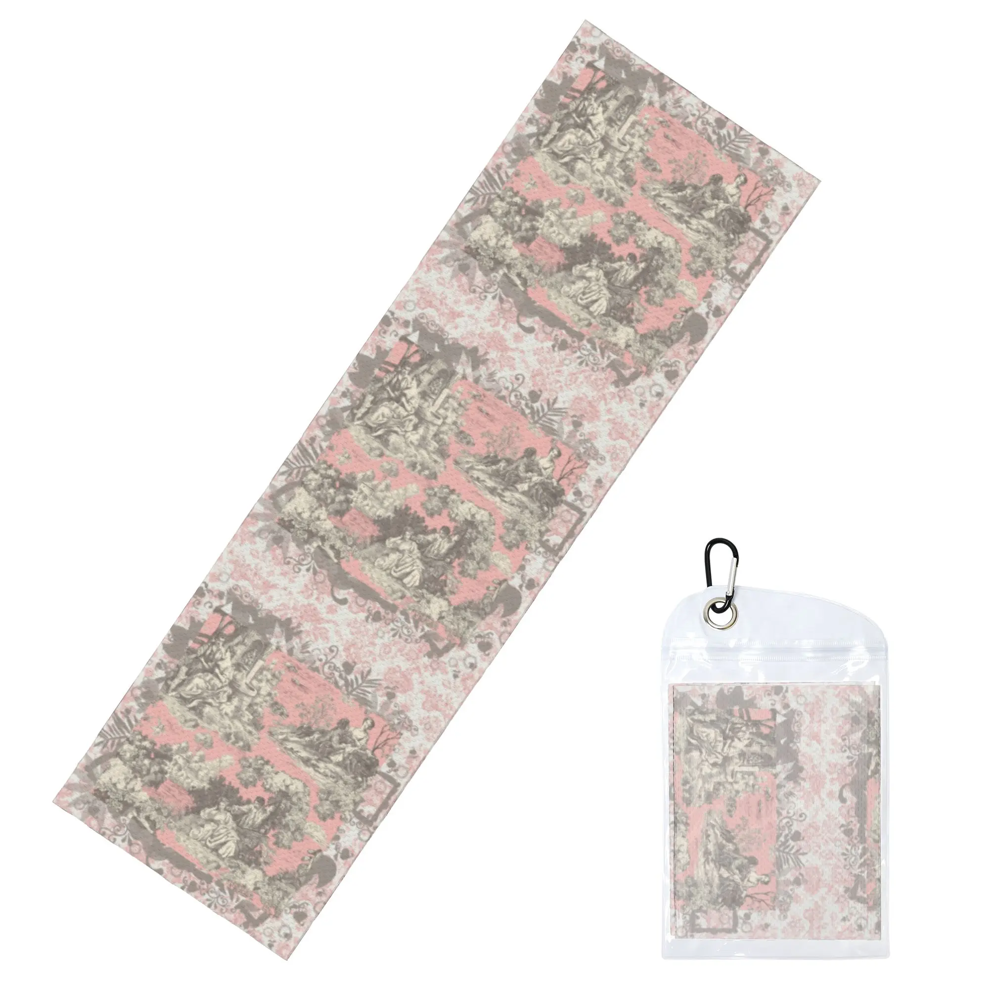 Toile De Jouy Vintage French Cold Exercise Towel   Super Soft Breathable Instant Cooling Towel  Beach Towels