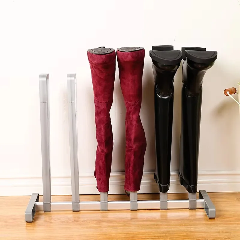 

Stainless Steel Tall Boot Shaper, Durable Tall Boot Storage Rack, Sturdy Organizer for Closet or Entryway Footwear Storage