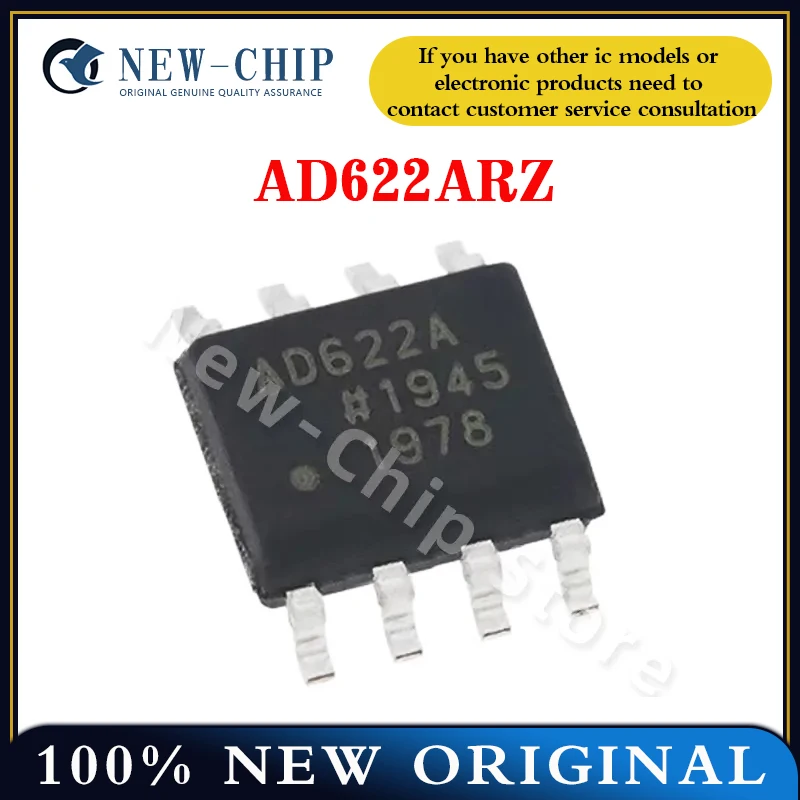 2PCS-50PCS/LOT  AD622ARZ  AD622A   SOP-8 New Original