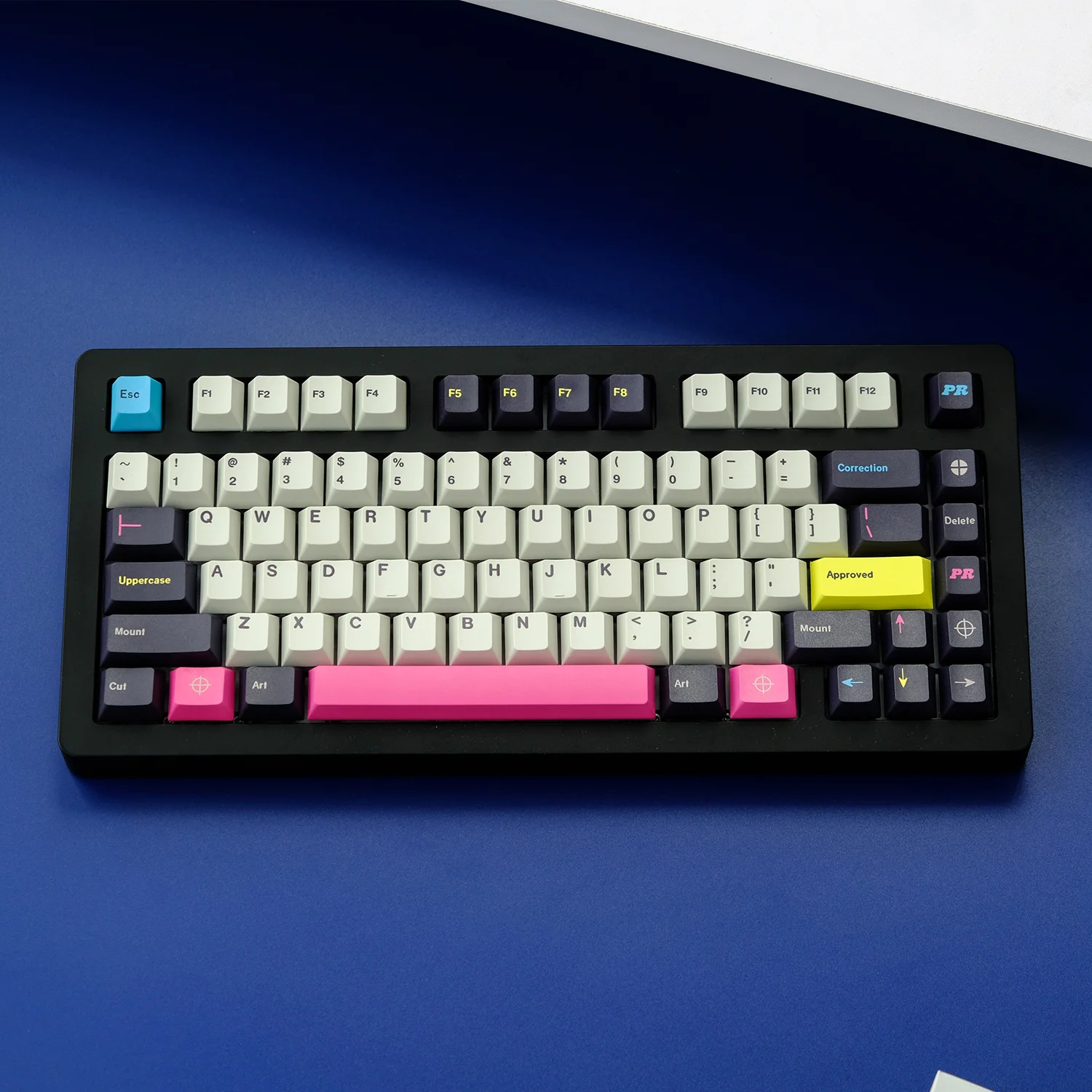 capuchons-de-touches-de-clavier-prepresse-gmk-161-touches-ensemble-par-sublimation-en-pbt-profil-cherry-pour-keychron-anne-gh60-gk64-poker-varmilo