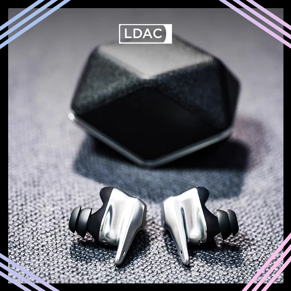 HIFIMAN SVANAR Auriculares intrauditivos Hi-Fi inalámbricos/SVANAR LE Bluetooth, Hymalaya DAC, diafragma de topología, IPX5 Water & ANC