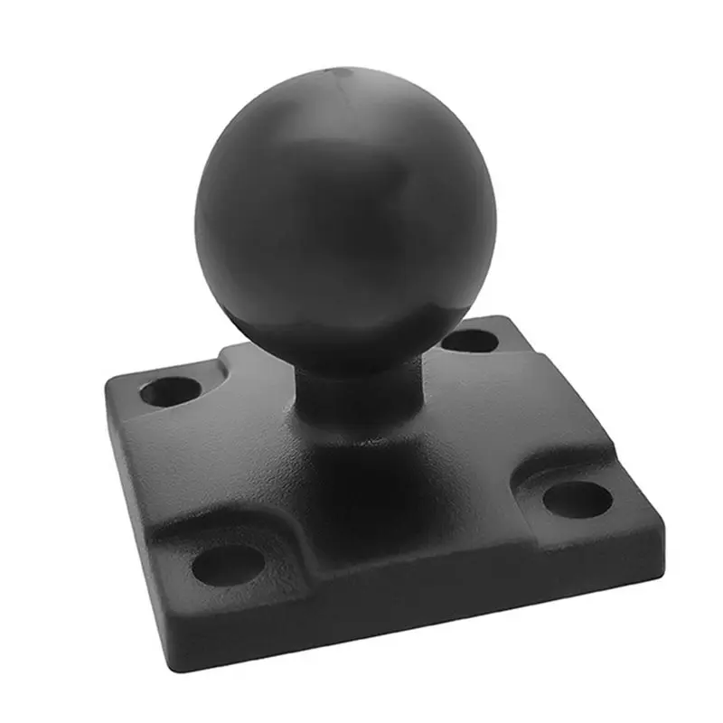 N26R-For Outdoor Adventures Compatible Heavy Duty Motorcycle Phone Bracket 1 Inch Rubber Ball Head 360° Adjustable Mounting Base