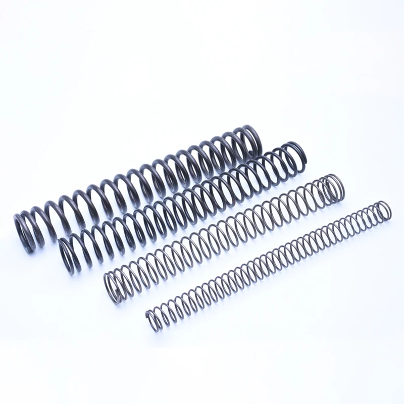 L 305MM Wire Dia 0.3~6MM OD 3~50MM Spring Steel Black Compression Spring Y-shaped Shock Absorption Return Spring