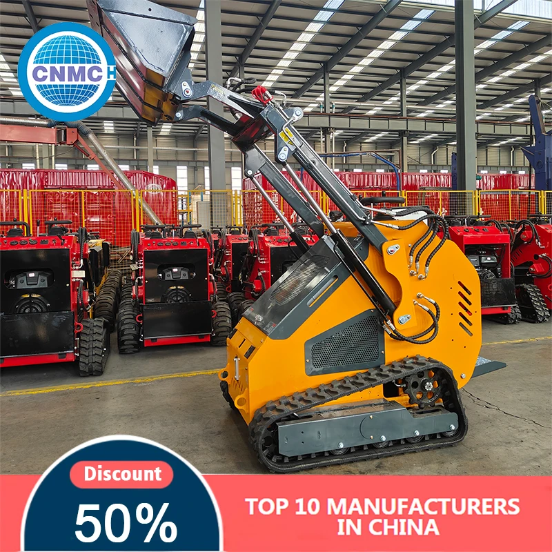 Mini minipala di alta qualità con binari e cabina Certificazione EPA Vendite dirette in fabbrica per giardino agricolo Facile da usare