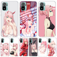 Zero Two Darling In The Franxx 02 For Xiaomi Redmi Note 12 11S 11 10S 10 9S 9 8T 8 Pro Phone Case 11T 11E 9T 7 5 Plus Fundas Cov