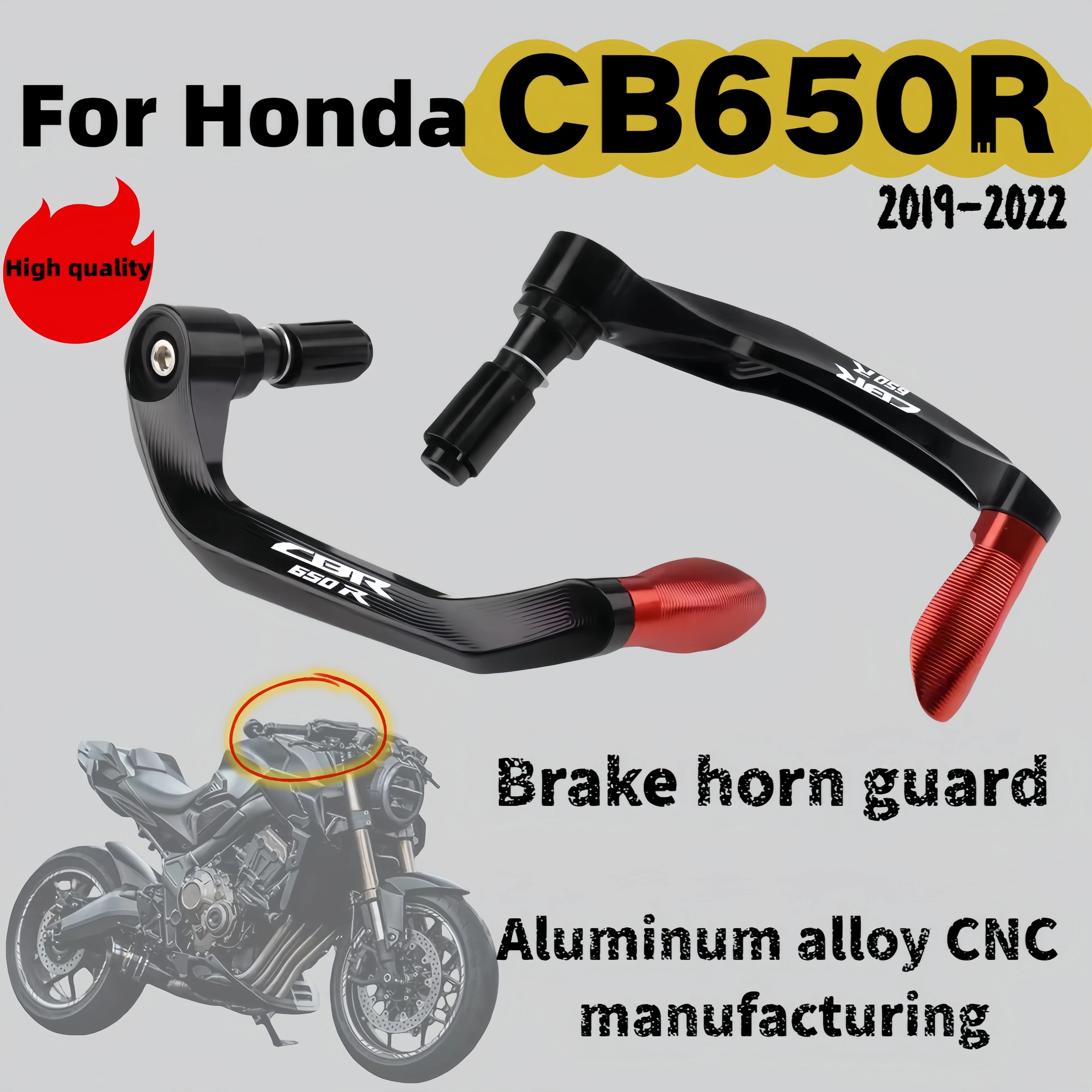 

For Honda CBR500R CBR650R 19-22 years modified handlebar horn hand guard anti-fall guard bow CBR650R brake horn hand guard