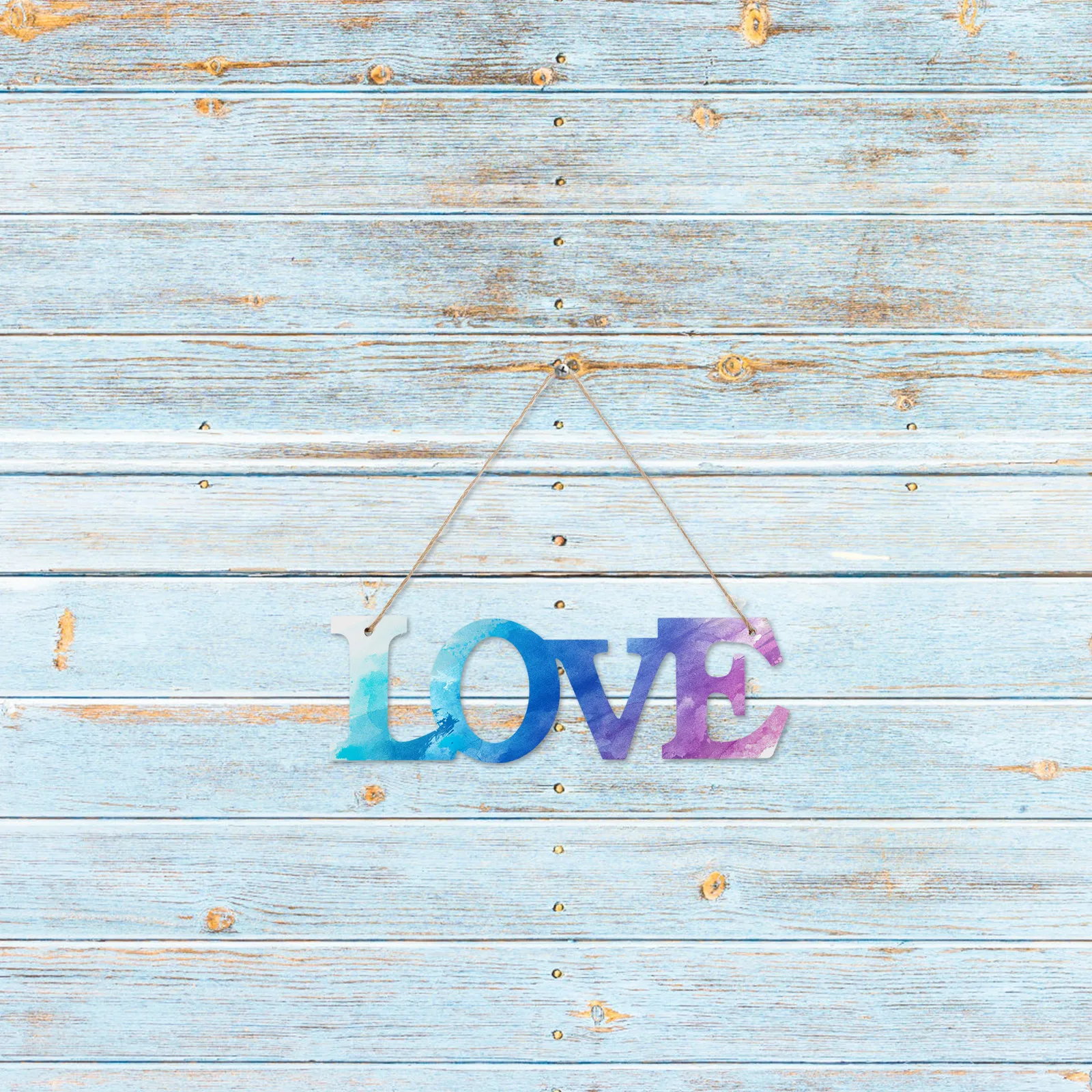 

1 set Unfinished Wooden Letter Cutouts Love Tag DIY Decorations Valentine Slices Hanging Craft Sewing Accessories