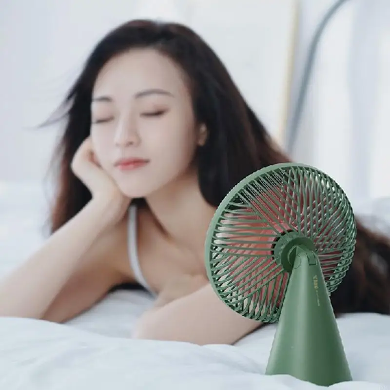 D0AB USB Desk Fan draagbare ventilator met sterke luchtstroom 2 kleuren persoonlijke ventilator voor kantoor