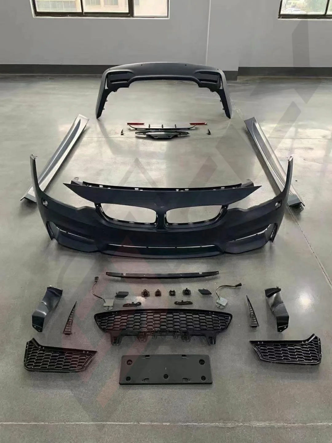 CLY Car Bumpers for  4 Series F32 F33 F36 Change to M4 Front Rear Car Bumpers Body Kits Side Skirt M4 Fenders Diffuser