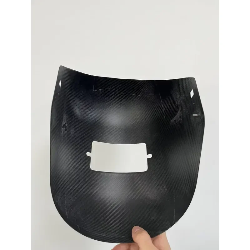 Carbon Fiber Welding Helmet True Color Auto Darkening Wide View Anti-Fog Safety Shield Lightweight Durable for Heavy Industry