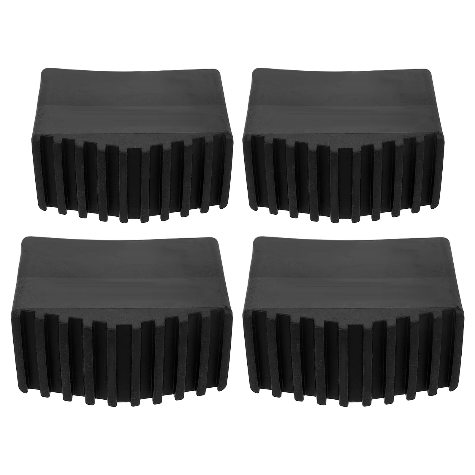 

4pcs Feet Pads Non-Slip Rubber Foot Covers Anti-Skid Step Extension Protective Cushion Floor Protectors Durable Universal Fit