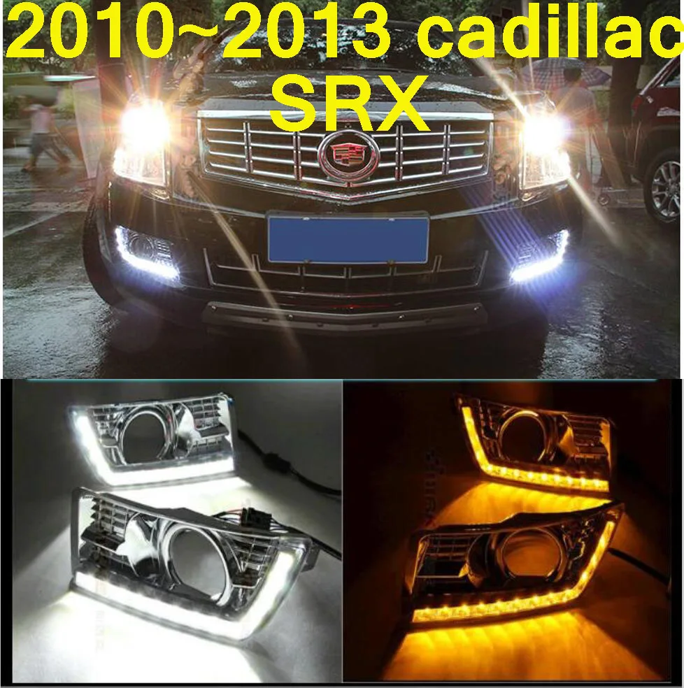 2010 2012 2013y car bumper headlamp for Cadillacs srx daytime Light LED DRL headlight for cadillacs srx fog light headlight
