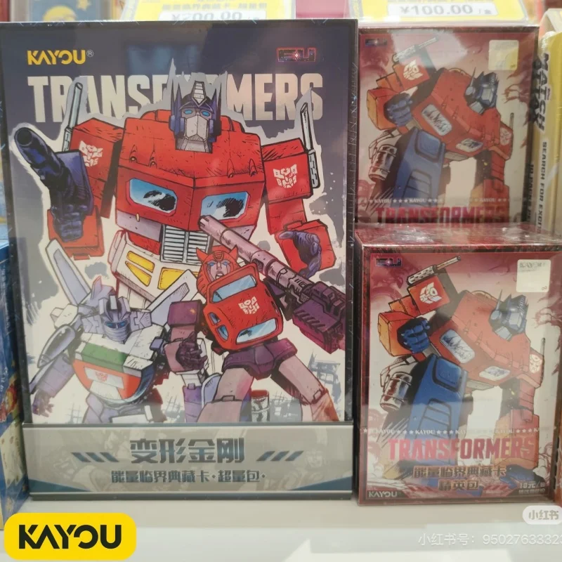 

Коллекционные карты KAYOU New Transformers: Critical Elite Excess Pack Vol.1, лимитированная серия, аниме, XR, HR, AR, редкие коллекционные карты
