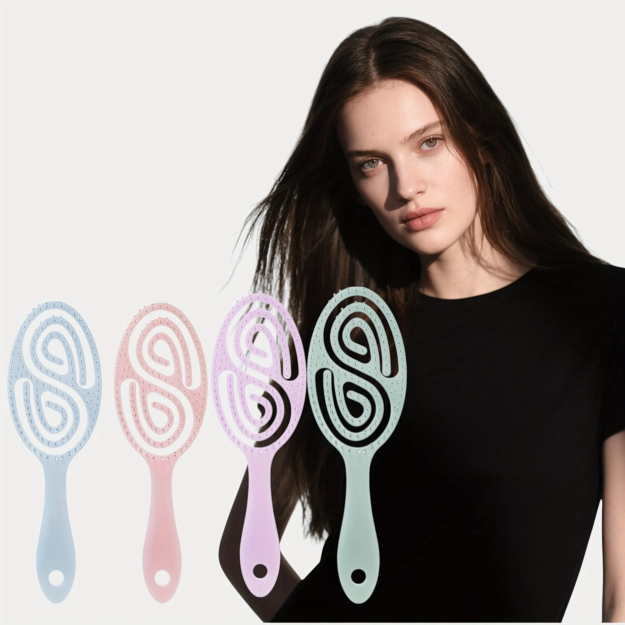 

High head fluffy comb portable comb hair comb head massage comb hairdressing tool wet and dry dual-use home portable