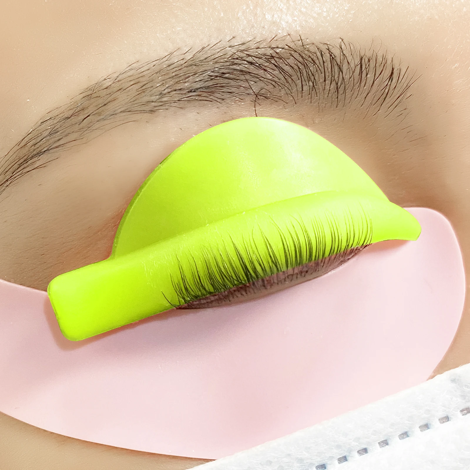 PERMANIA 5 Pairs U Curl Silicone Eyelash Perm Pads Sticky Lashes Rods Shield Lifting 3D Eyelash Curler Accessories Makeup Tools