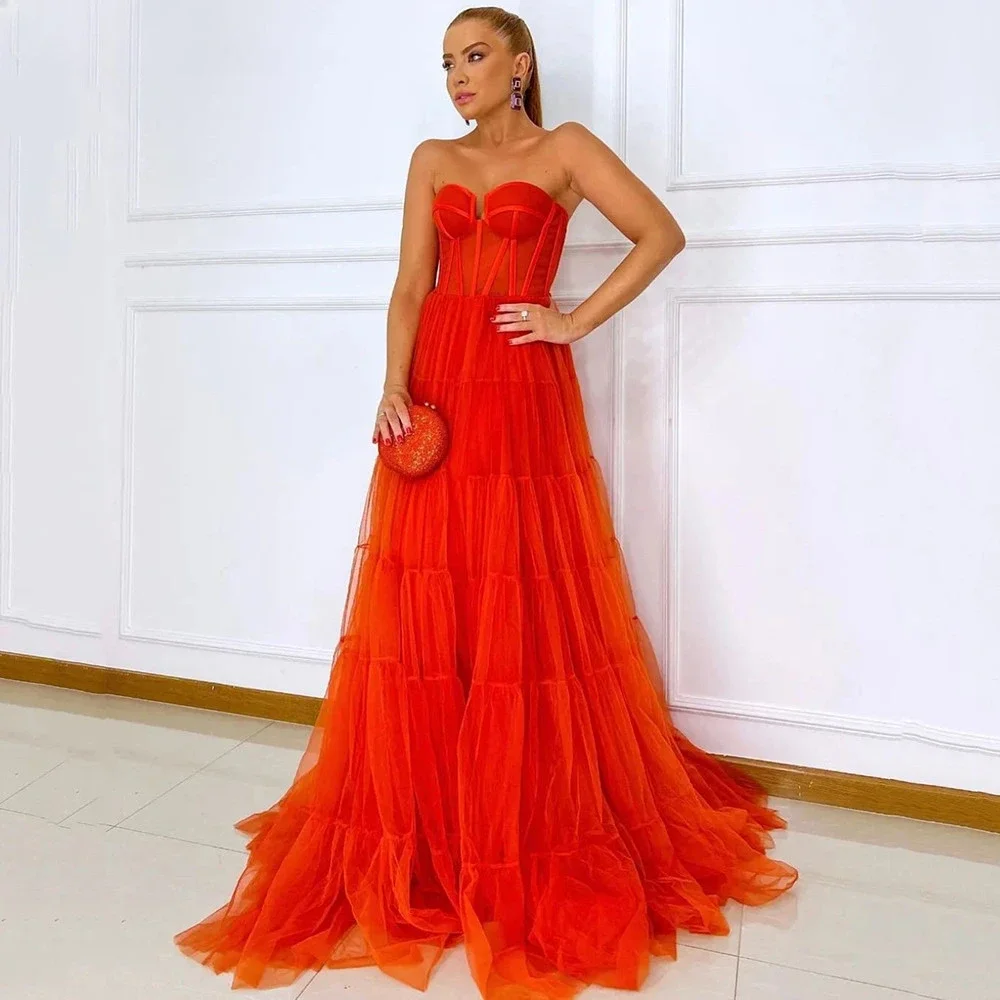 Elegant Dresses for Women Evening Dress 2024 Luxury Ball Gown Prom Formal Long Cocktail Occasion Customized Party Wedding