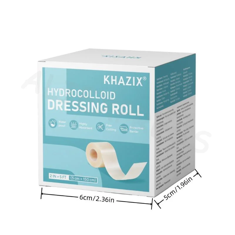 Hydrocolloid Wound Care Roll Self-Adhesive Transparent Hydrocolloid Bandage Patches for Invisible Wound Protection Daily Use