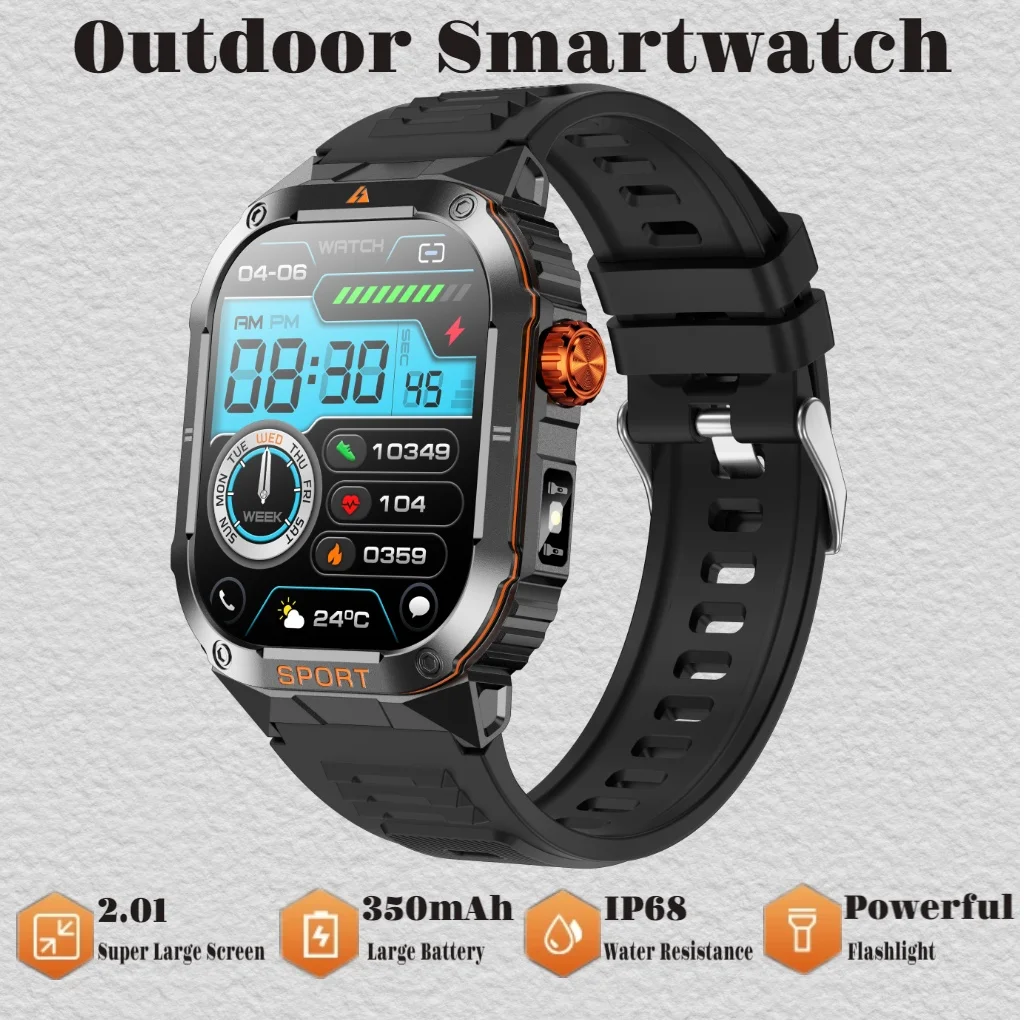 

Роскошные военные умные часы для фитнеса, Bluetooth-вызов, умные часы, водонепроницаемые спортивные наручные часы для мужчин, Xiaomi Android 2025