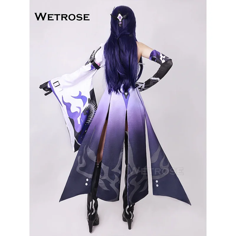 【Wetrose】In Stock Acheron Cosplay Costume Honkai Star Rail Ultimate Red Form Yomi Galaxy Rangers Ахерон Set Wig Halloween Xmas