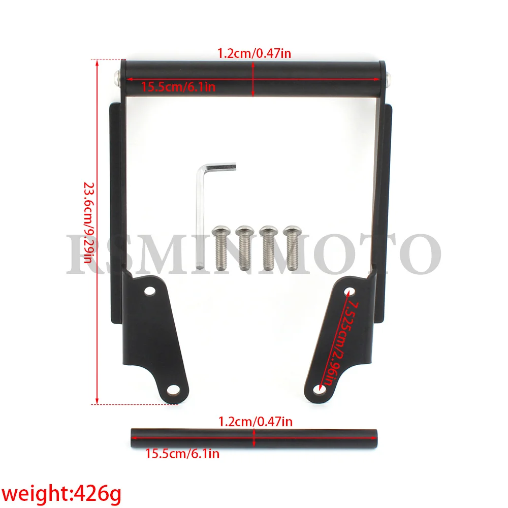 Motorcycle Smart Phone Navigation Mount Mounting Bracket Adapter Holder For YAMAHA MT-09 Tracer 900 FJ-09 FJ09 FJ 09 2015-2017 - view 4