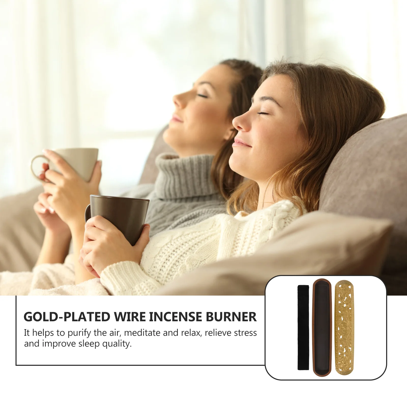 

1Pcs Ceramic Incense Burner Censer High Quality Aromatherapy Decoration for Living Room Bedroom Meditation Yoga