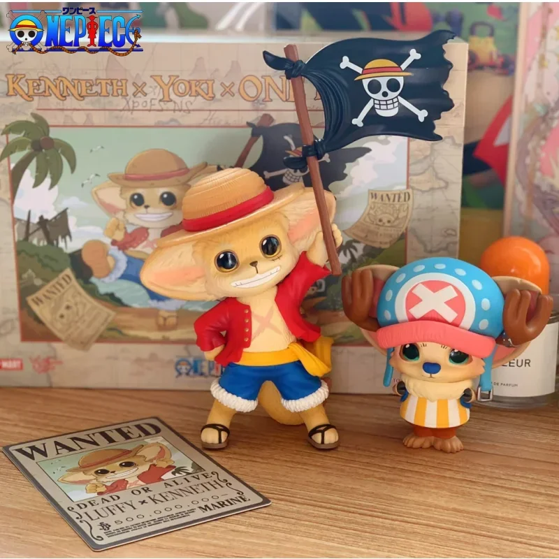 In Stock Genuine Kenneth Yoki One Piece Kawaii Action Anime Figure Cute Ornaments Figurines Model Dolls Gilrs Gifts Model Toys