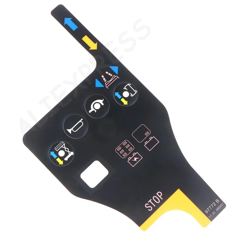 New97772 97772GT Decal For Genie Sciccor Lift Aerial Work Platform Controller Panel Four-Button Stickers Aerial Lift Parts