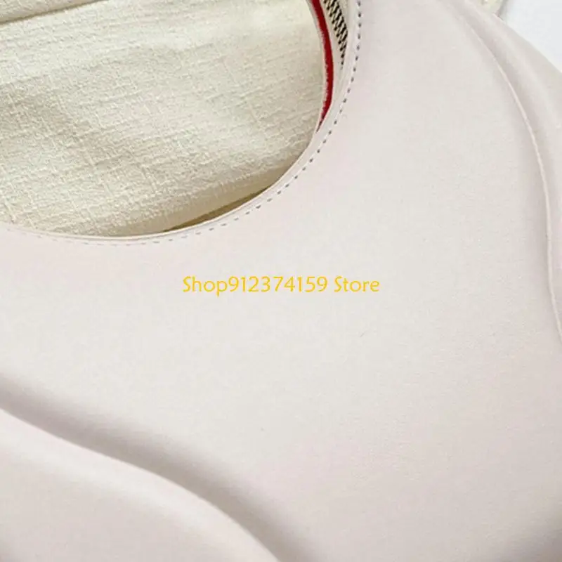 

G5AE Tote Bag Leisure Casual Armpit Bag Large Capacity Shoulder Bag Solid Color Bags