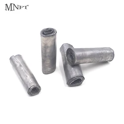 MNFT 4Pcs 0.6mm*4.8cm*0.2Yards Soft  Sheet Strip Lead Roll for Fishing Sinkers Supplies Clip Tackle Fishing Accessories