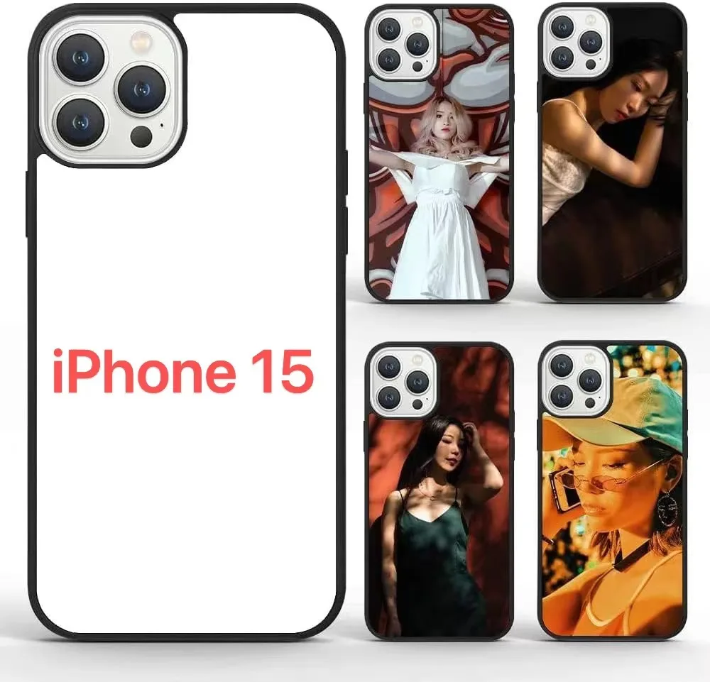 5pcs Sublimation Blank Phone Cover Shockproof printable anti-slip  Rubber TPU Case  iPhone 16 16 pro 16 promax 15 14 13 12 11