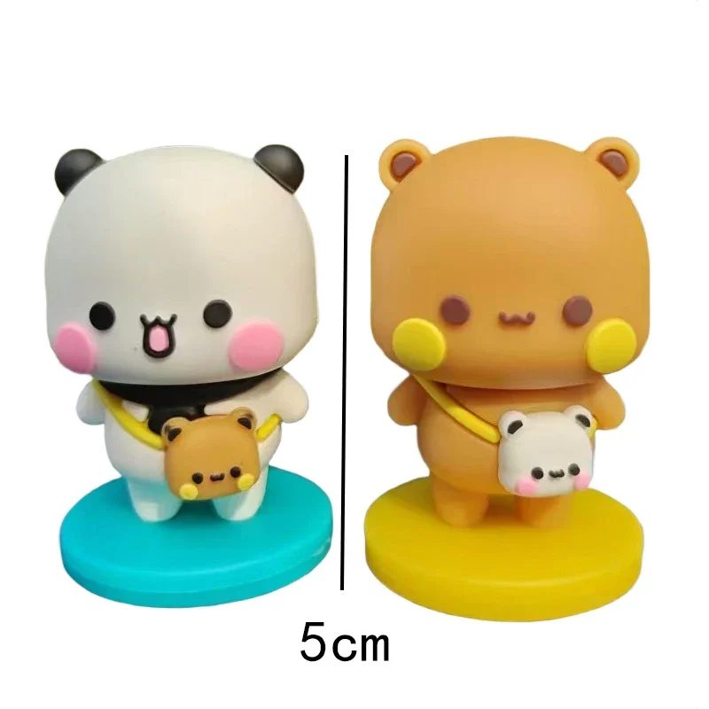 Yier Bubu Dudu Panda Bär Puppe Cartoon Anime Souvenir Kawaii Kleines Geschenk Miniaturen Tier Spielzeug Home Dekoration Geburtstagsgeschenk – Detail 2