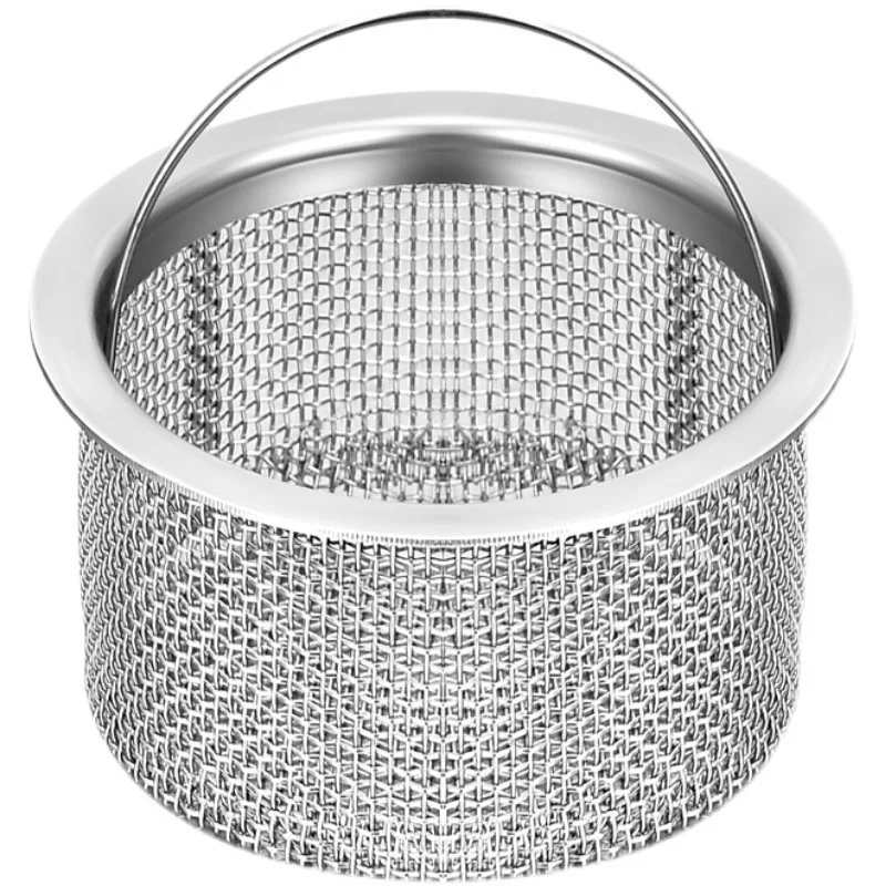 

Kitchen Sink Filter Screen Vegetable Sink Dishwashing Sink Stainless Steel Funnel Slag Separator Sewer Basket Filter Screen