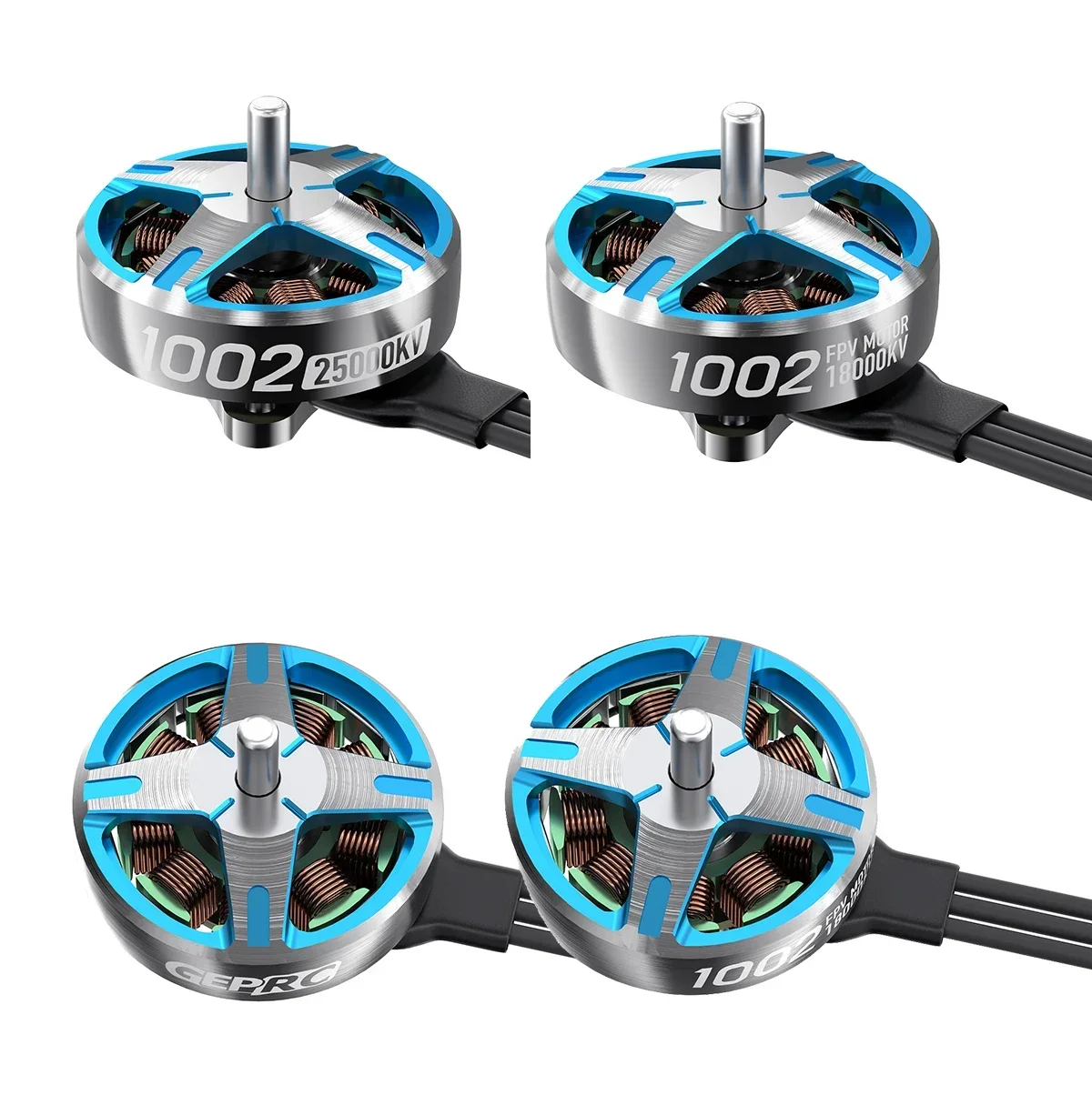 

4 шт. GEPRC SPEEDX2 1002 бесщеточный двигатель 25000 кВ/18000 кВ