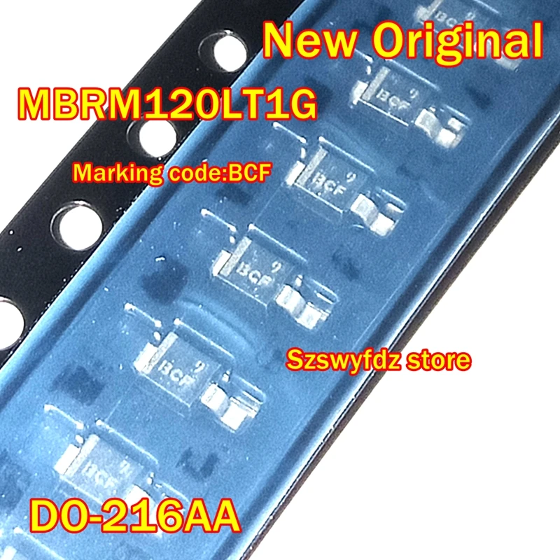 New Original MBRM120LT1G DO-216AA Marking code:BCF Surface Mount Schottky Power Rectifier