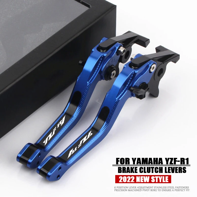 For YZF R1 YZF-R1 YZFR1 1999 2000 2001 Motorcycle Accessories CNC Aluminum Adjustable Short Brake Clutch Levers