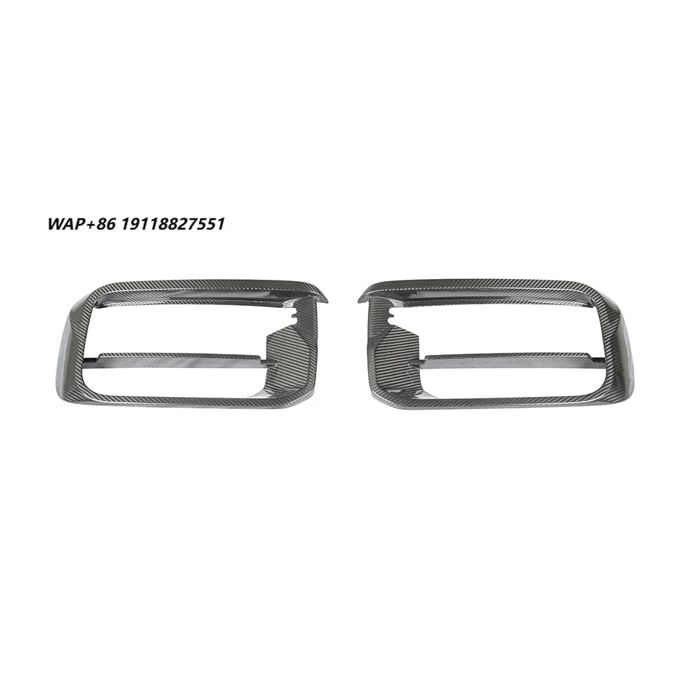 

Kburning for 2018-2023 Turbo-Style Techart Front Bumper Frame Cover Grille Trim E3 Upgrade Bumper Frame Trim