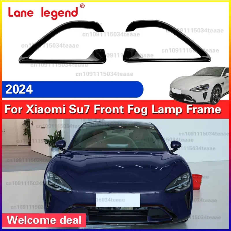 

Factory Outlet For Xiaomi SU7 2024 New ABS Material Front fog lamp decorative frame Car Accessories Upgrade